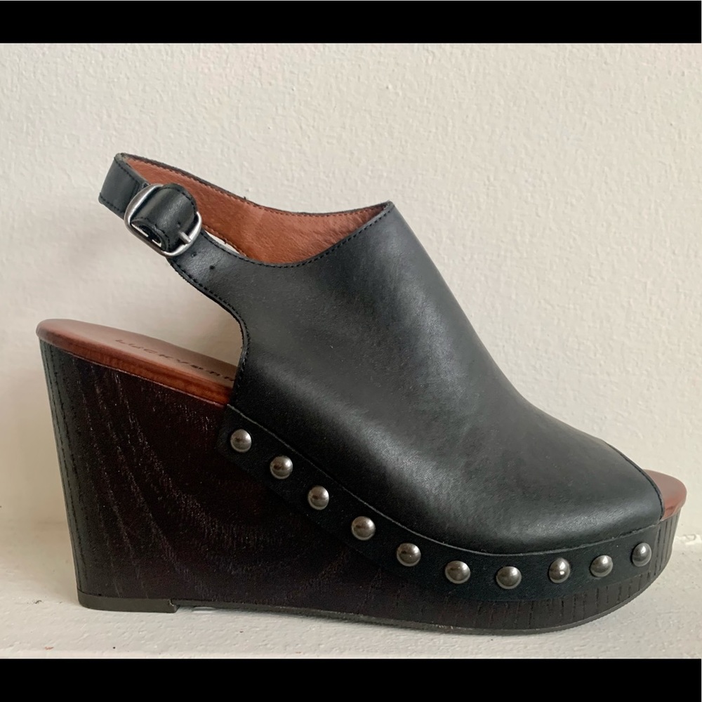 Lucky Brand Open-Toe Wedges
